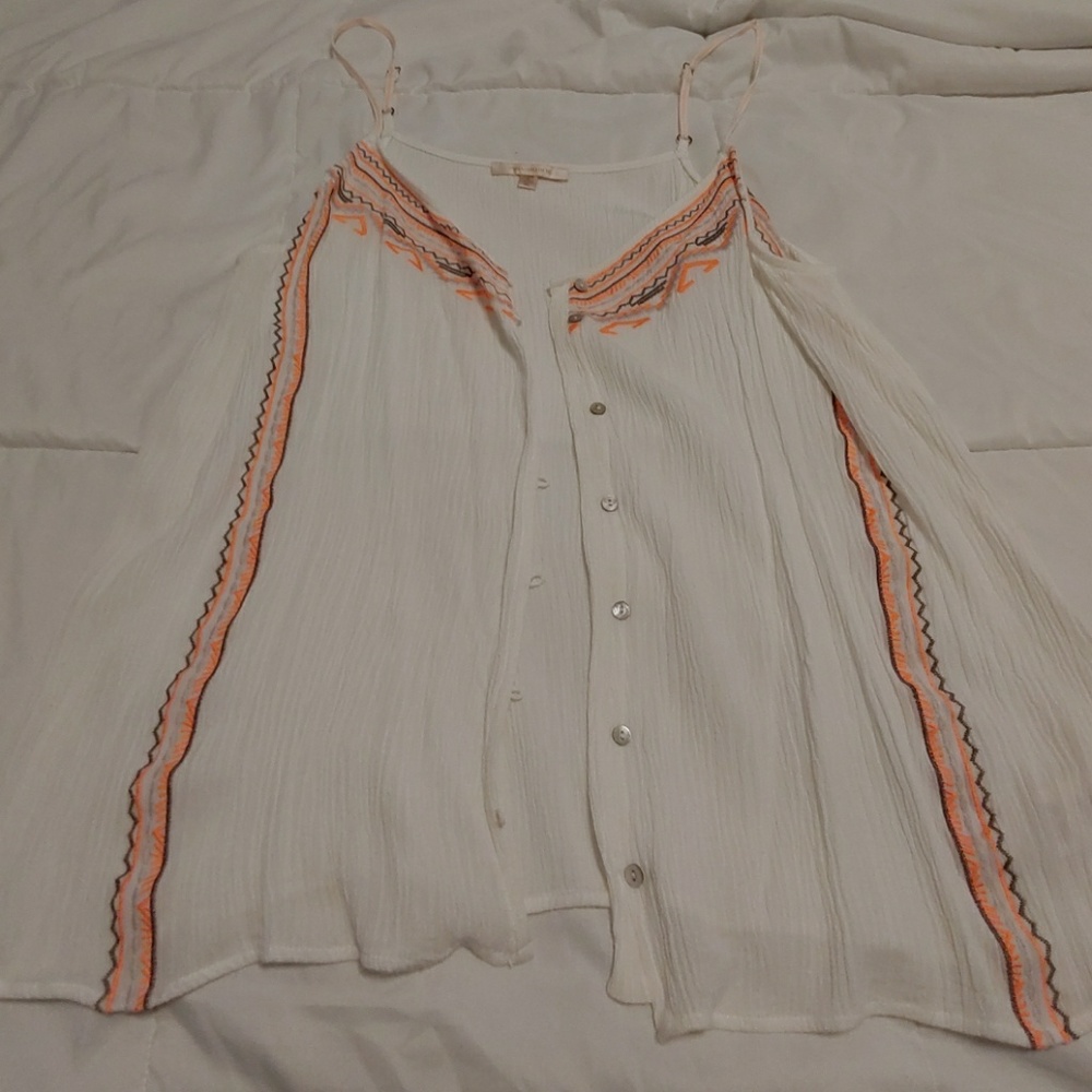 Skies are blue button down